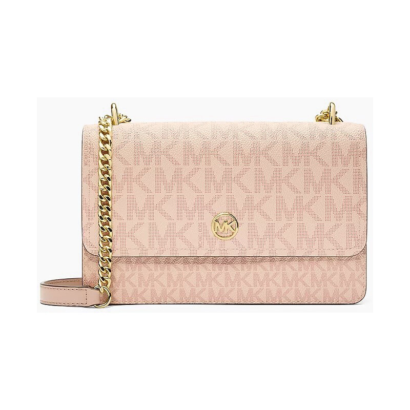 Michael Kors crossbody kabelka shoulder bag medium logo růžová