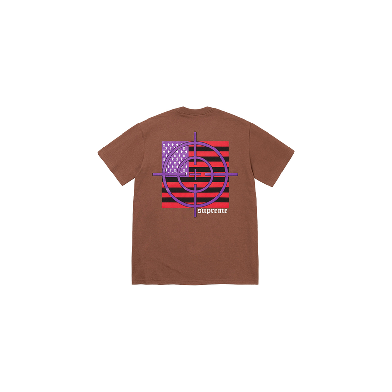 Supreme Target Tee Brown