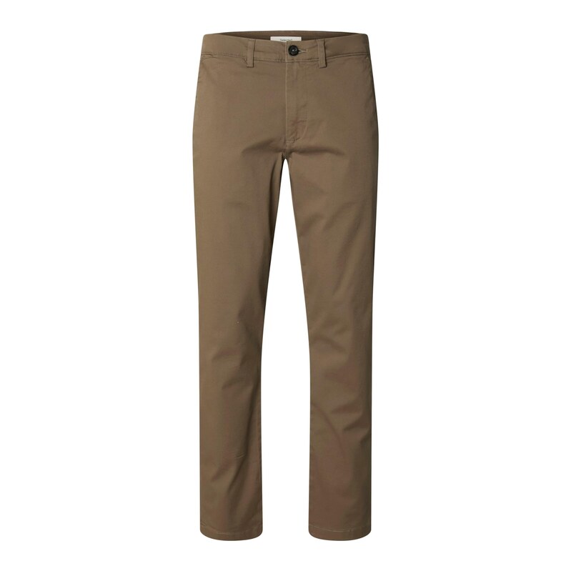 SELECTED Chino kalhoty SLHMiles Flex koňaková