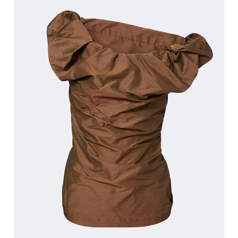 Vivienne Westwood Ginnie off-shoulder twill top