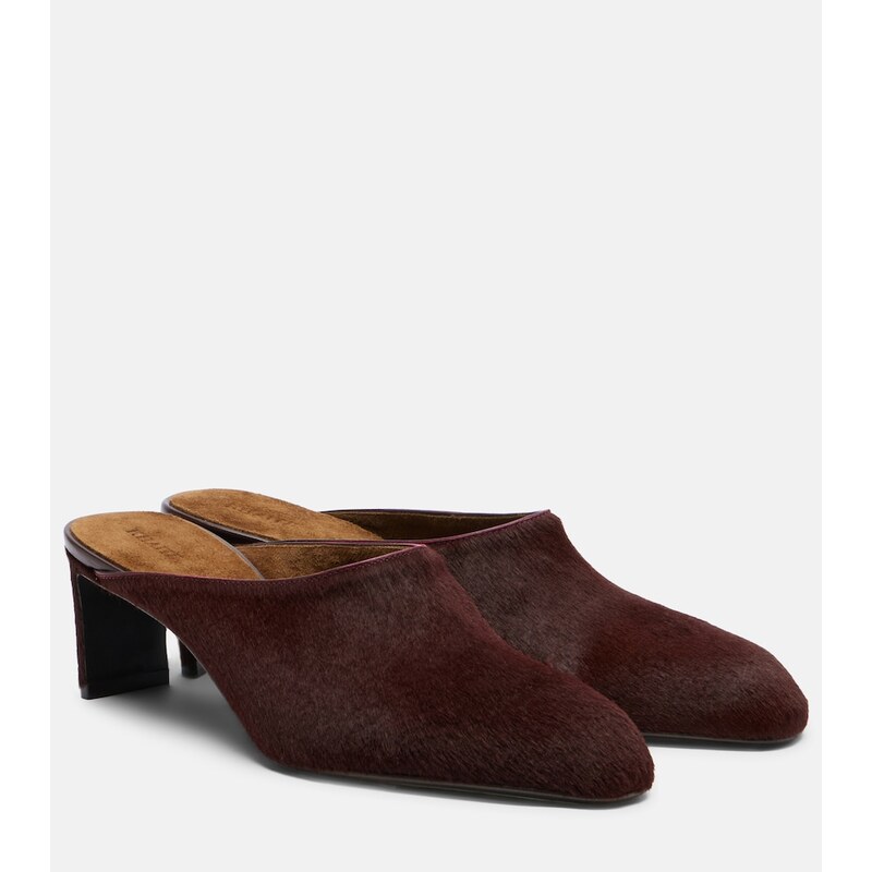 Khaite Colt calf hair mules
