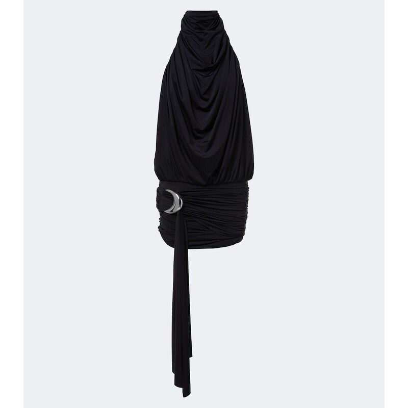 De La Vali Vida draped jersey minidress