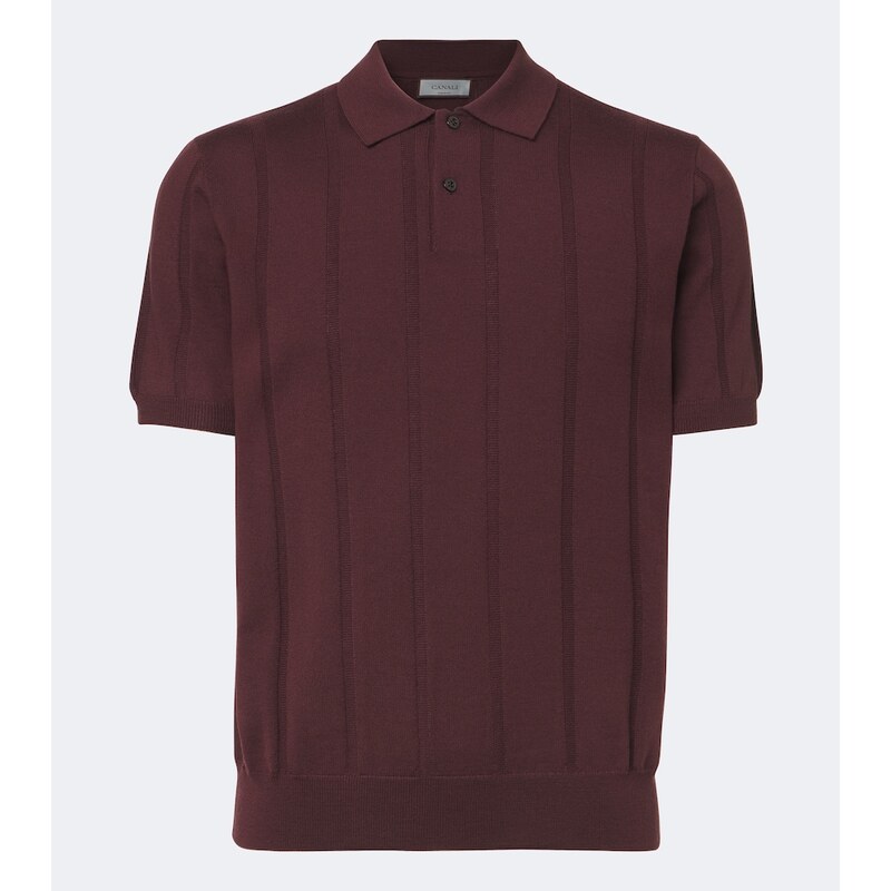 Canali Virgin wool polo shirt