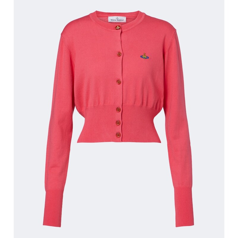 Vivienne Westwood Bea cropped cotton and cashmere cardigan