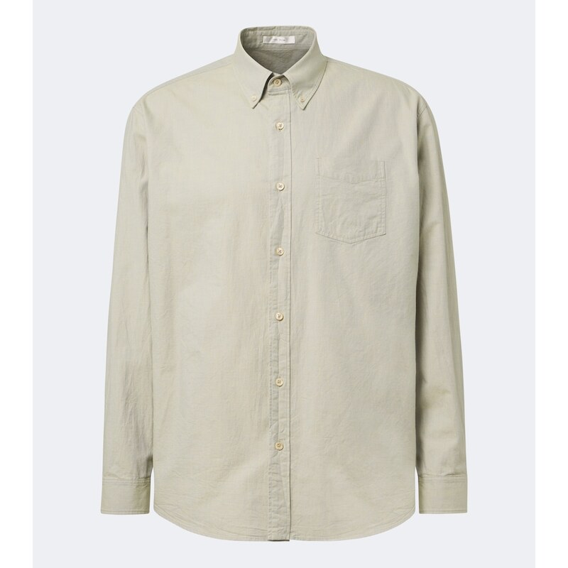 The Row Pompeo cotton chambray shirt
