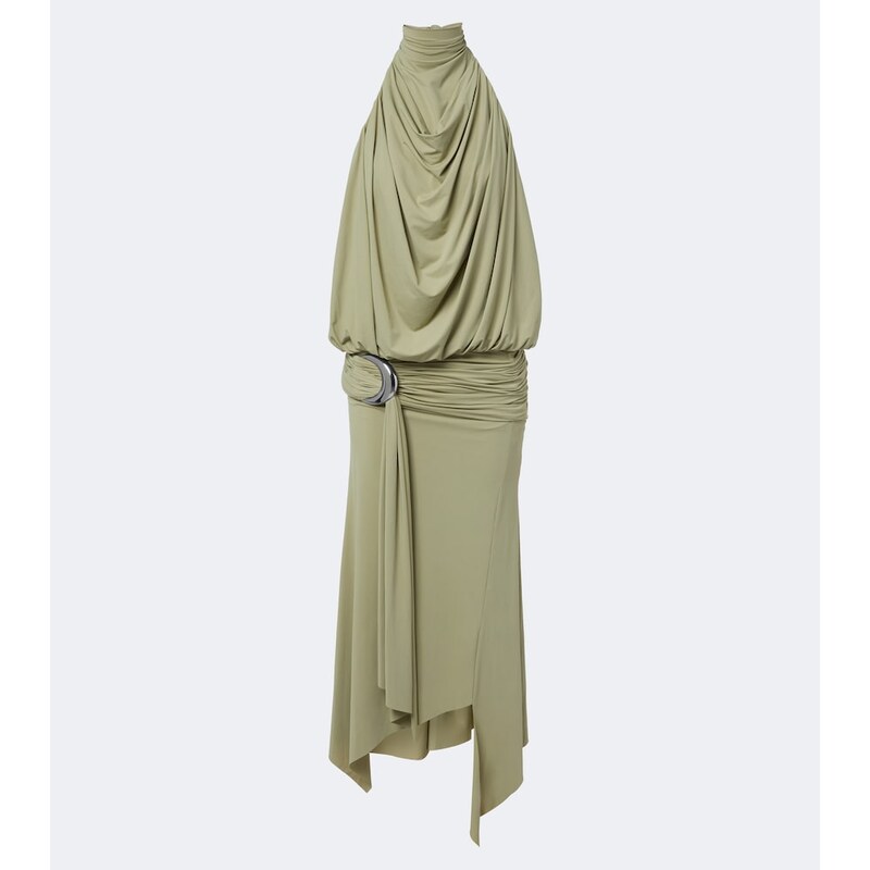 De La Vali Vida draped jersey minidress