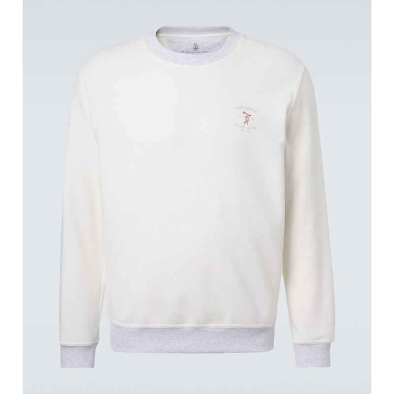 Brunello Cucinelli Cotton jersey sweatshirt