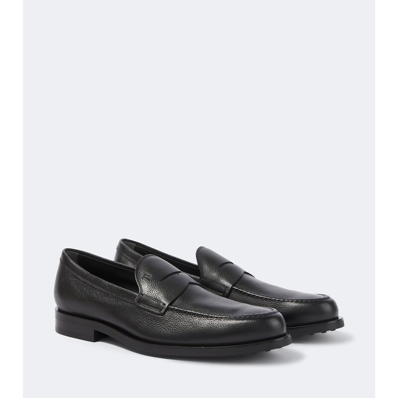 Tods Leather penny loafers