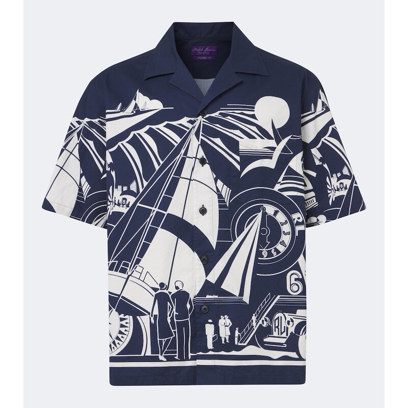 Ralph Lauren Purple Label Printed cotton shirt