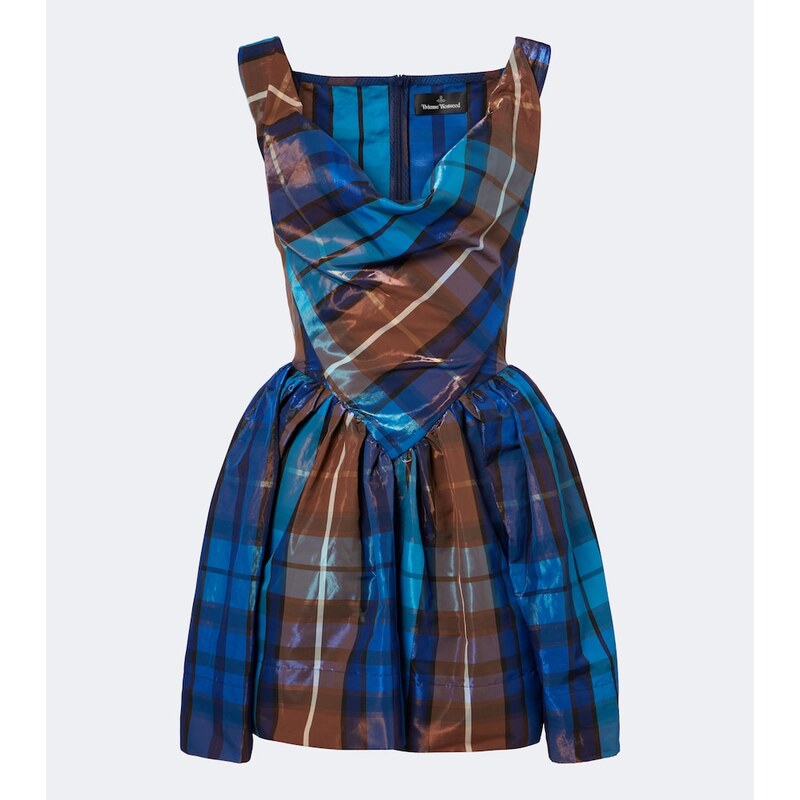 Vivienne Westwood Sunday checked twill minidress