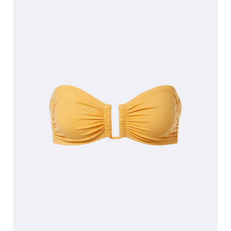 Eres Show gathered bandeau bikini top