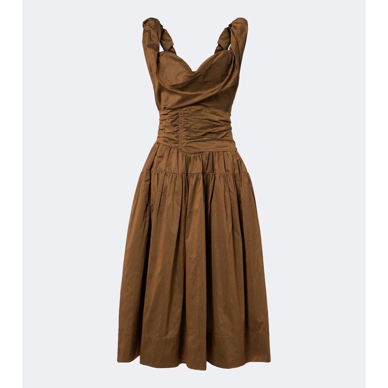 Vivienne Westwood Sunday cotton-blend twill midi dress