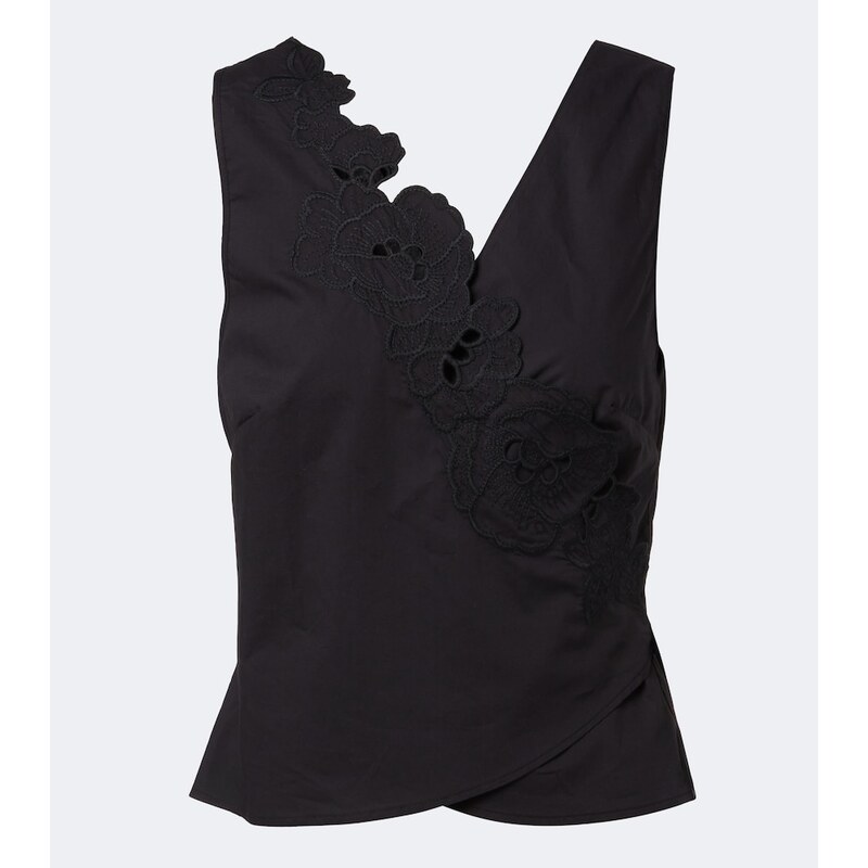 SIR Klara cotton wrap top