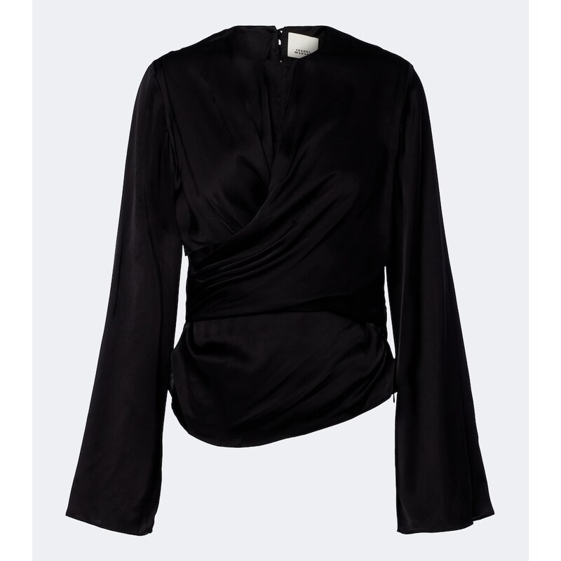 Isabel Marant Neame draped satin top