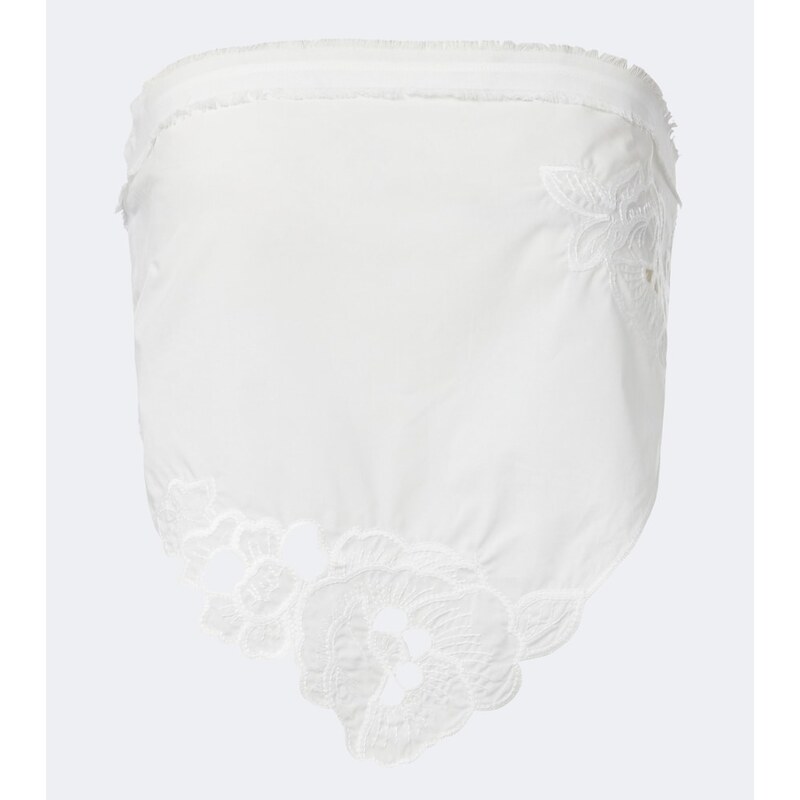SIR Klara embroidered cotton scarf