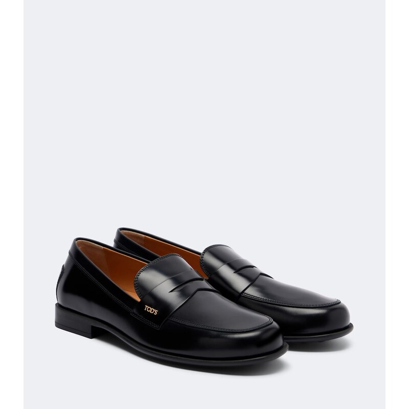Tods Leather penny loafers