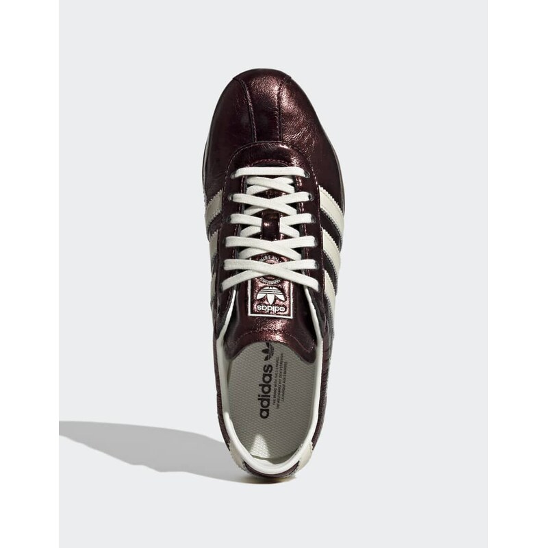 adidas Originals Tokyo trainers in maroon and off white-Brown
