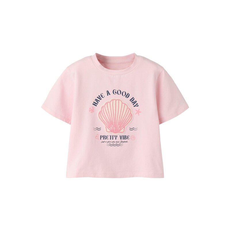 NAME IT Tričko NMFKADIE námořnická modř / pink / růžová / bílá