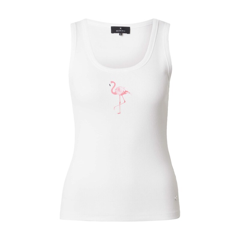 monari Top pink / bílá