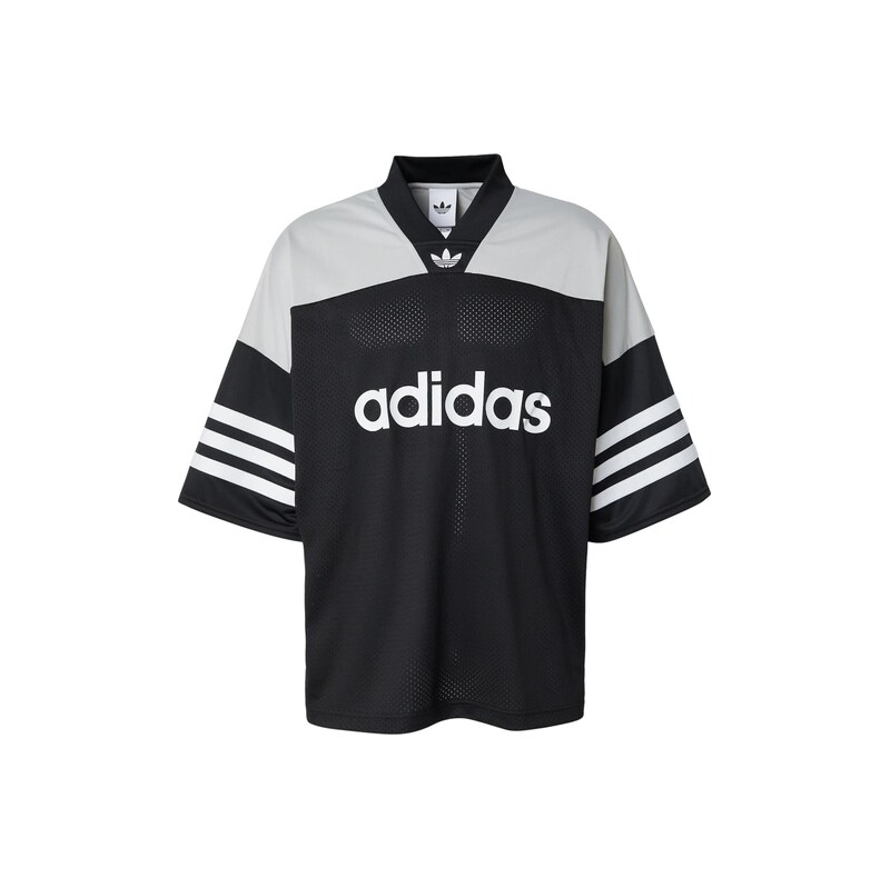 ADIDAS ORIGINALS Tričko šedá / černá / bílá