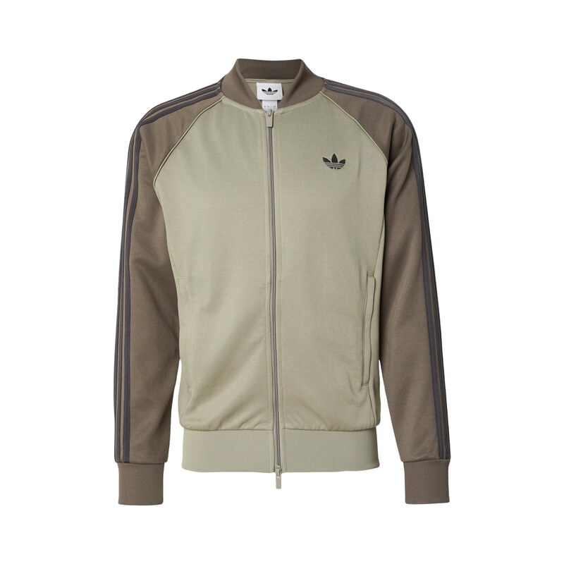 ADIDAS ORIGINALS Mikina SST zelená / khaki / černá