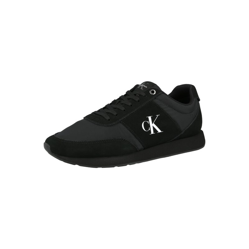 Calvin Klein Tenisky RETRO RUNNER BAND černá / bílá