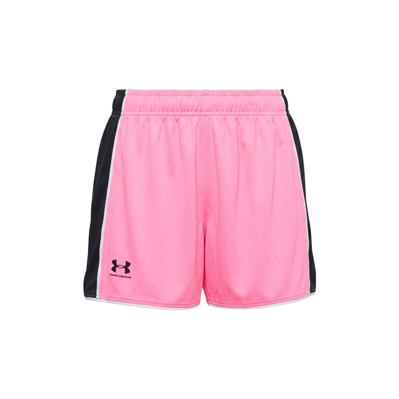 UNDER ARMOUR Sportovní kalhoty Challenger světle růžová / černá