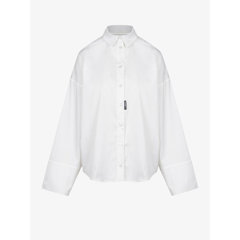 FEMSSY Oversized tričko CLARA SHIRT WHITE bílá