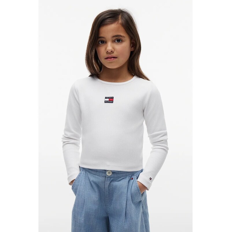 Tommy Hilfiger tričko s dlouhým rukávem dětské s bavlnou
