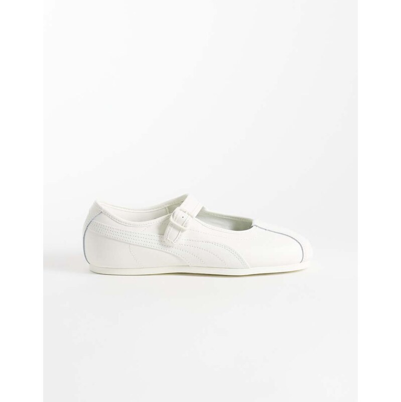 Puma Tacklette mary jane in all white