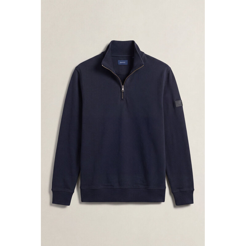 MIKINA GANT MERCERISED TEXTURE HZ EVENING BLUE