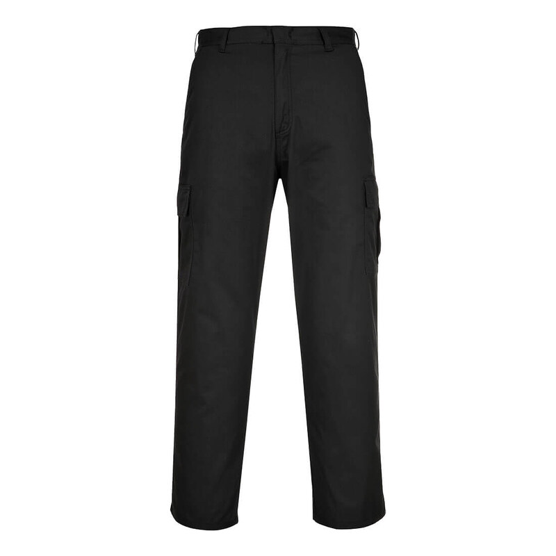PORTWEST COMBAT C701 - Zkrácené pracovní kalhoty - černá