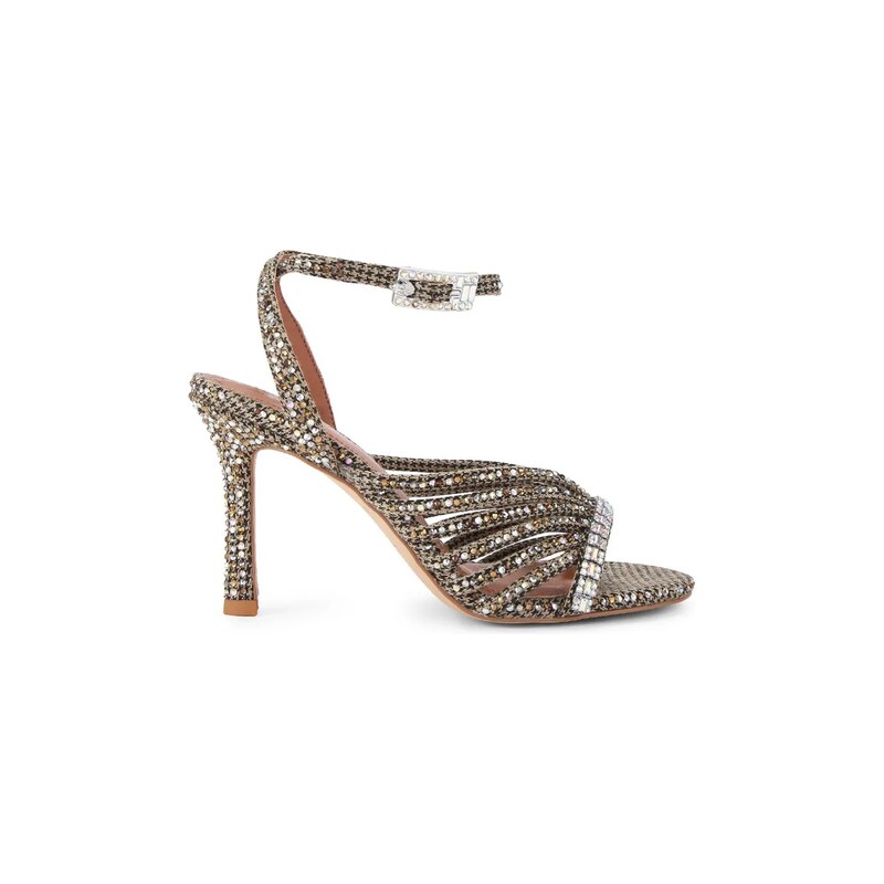 Kurt Geiger London sandály na vysokém podpatku Crystal Strappy