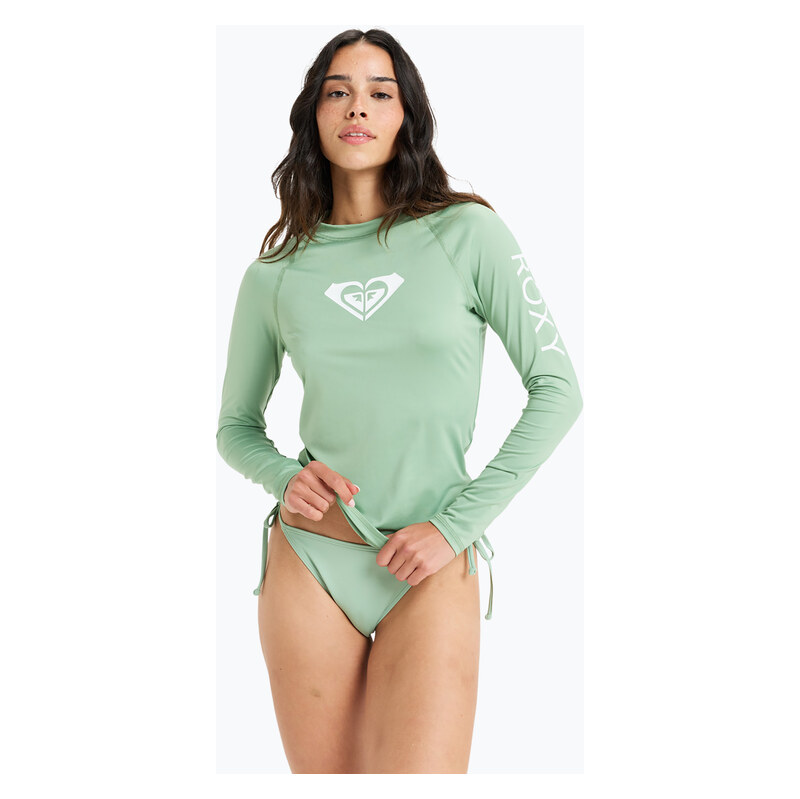 Dámské plavecké tričko Longsleeve ROXY Whole Hearted basil