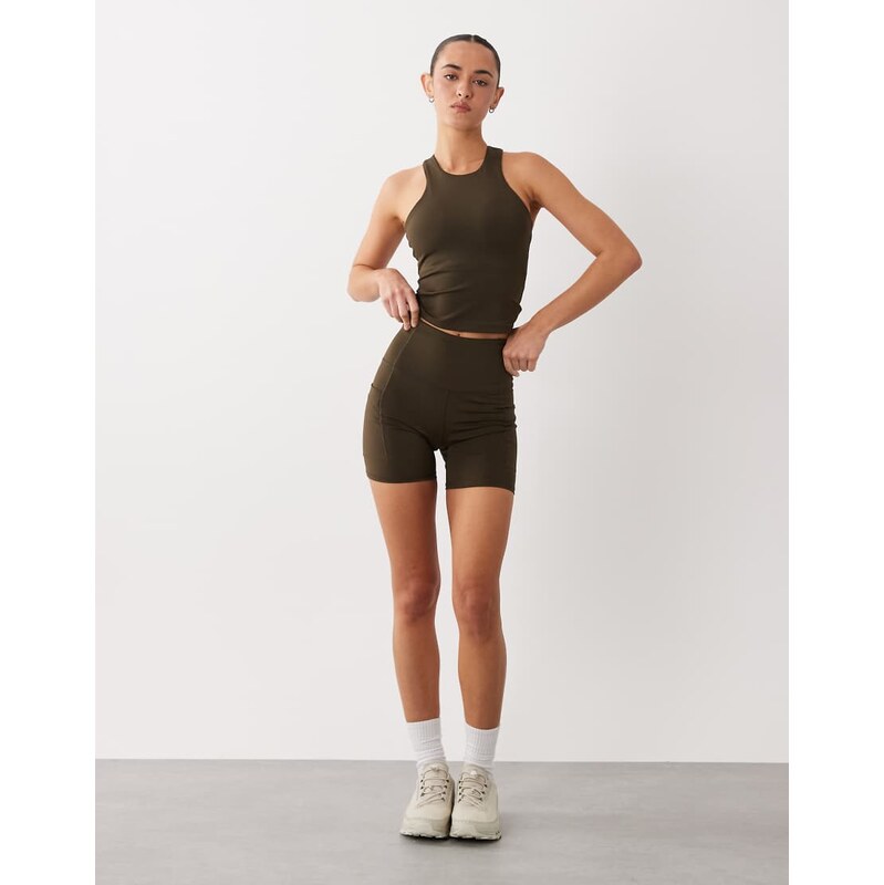 4505 Icon active racer back vest with inner bra and removable