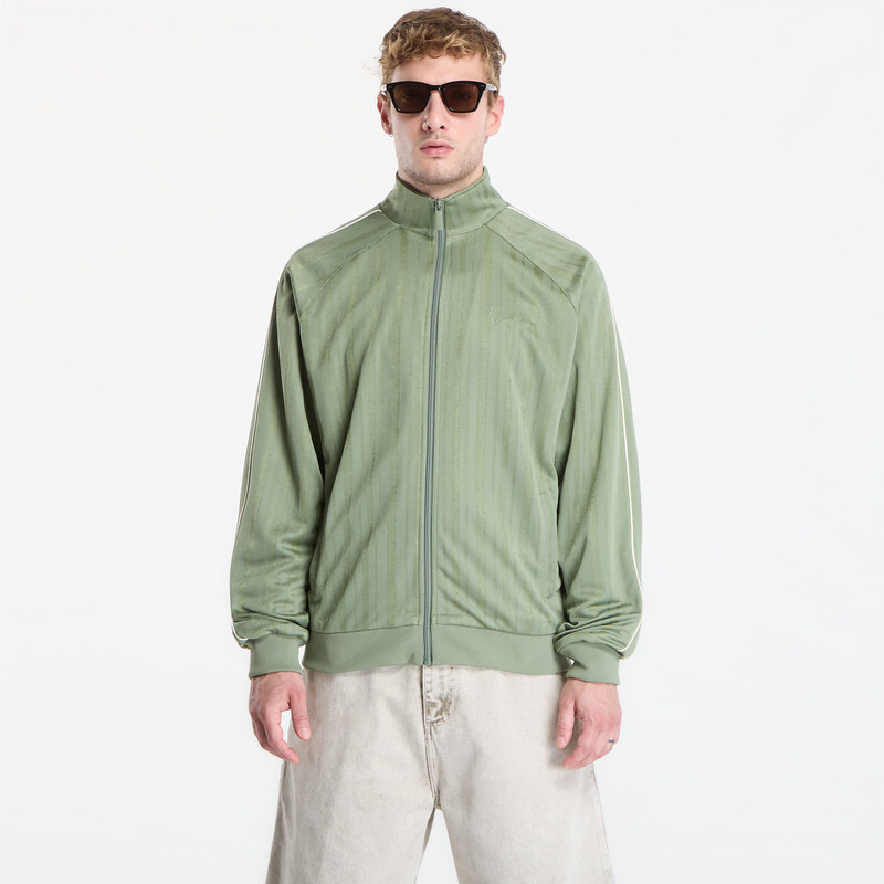 Bunda Karl Kani Signature Shadow Stripe Trackjacket Green XXL