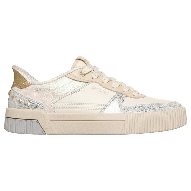 Skechers Ženy Slip-ins: Jade - Studded Glow Shoes v Krémově Bílý