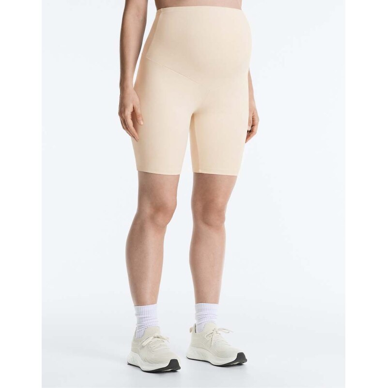 OYSHO Maternity comfortlux 20cm leggings in sand-Neutral