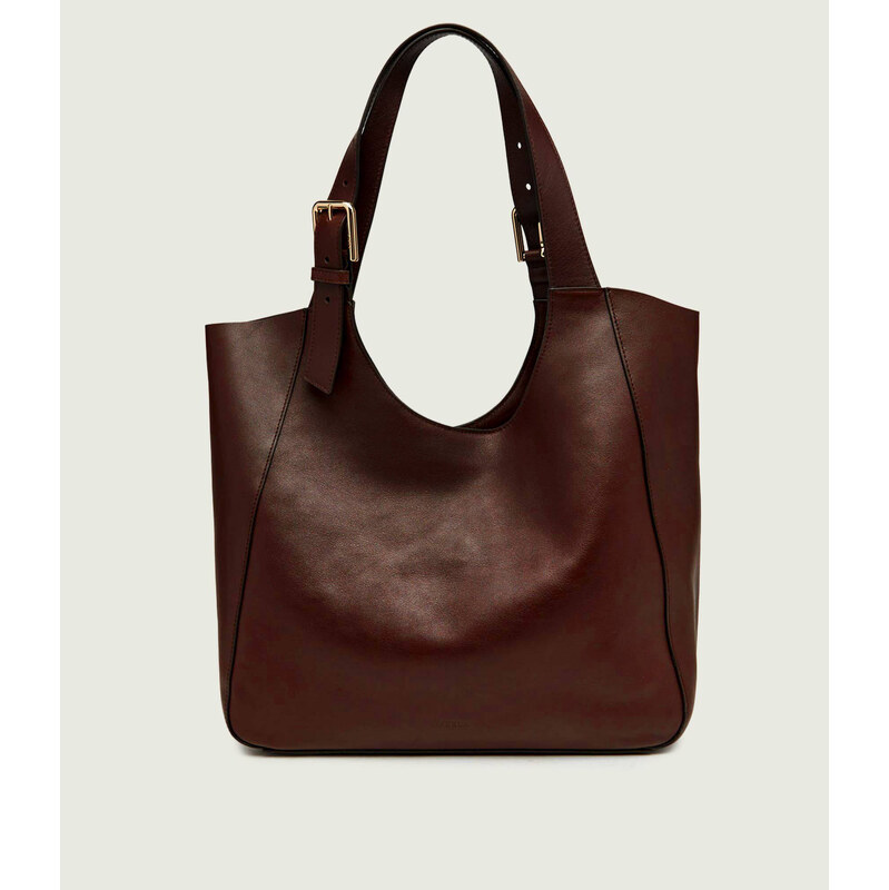 Furla Kožená kabelka shopper Furla Dora L