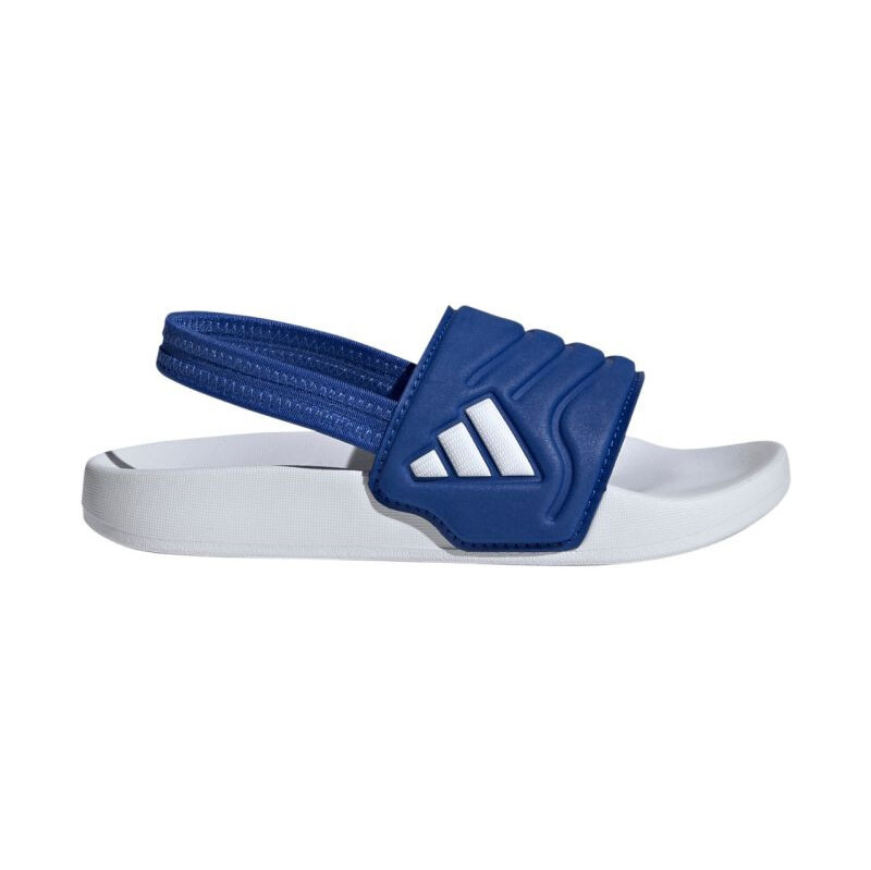 Dětské žabky adidas Adilette Estrap 2.0, bílo-modré, HQ9196