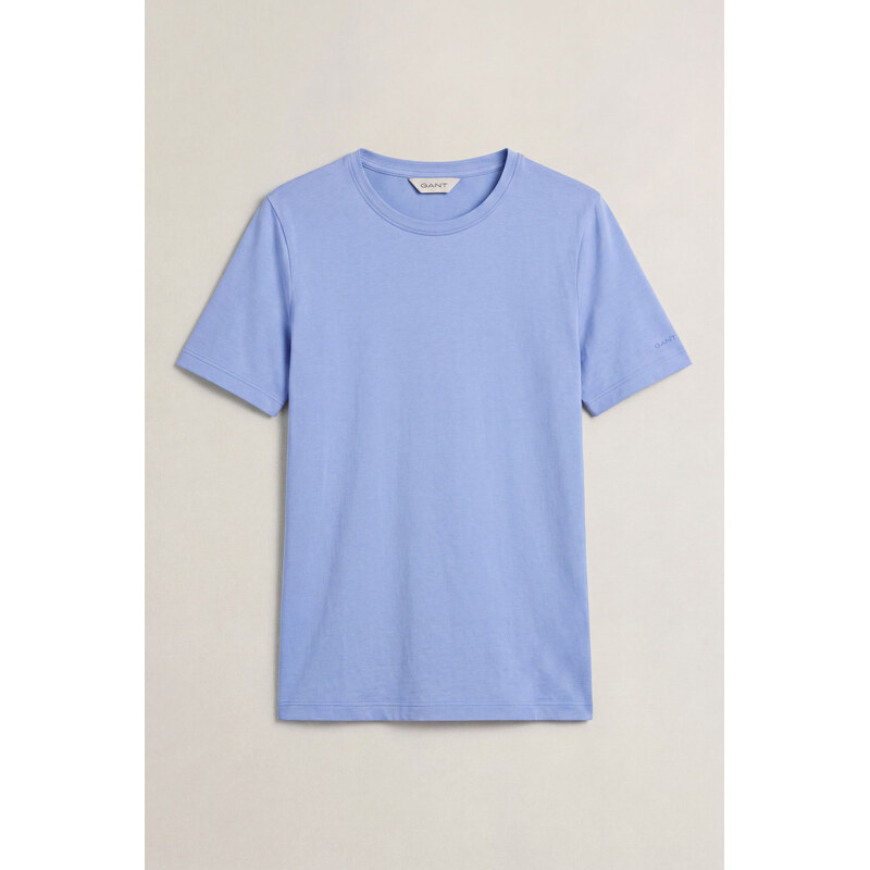TRIČKO GANT LIGHT COTTON SS T-SHIRT PALACE BLUE