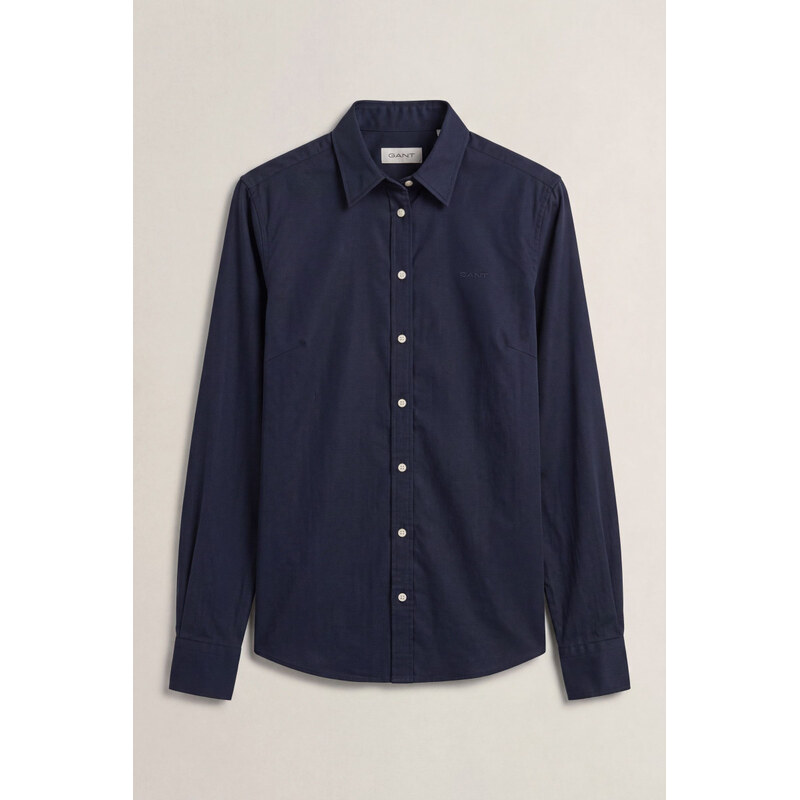 KOŠILE GANT SLIM POPLIN SOLID SHIRT BLACK