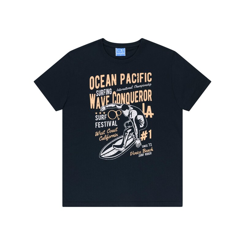 Ocean Pacific Tričko Gnarly tmavě modrá