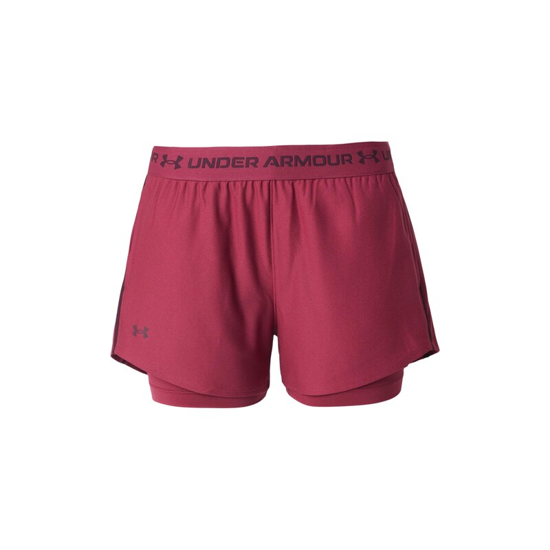 UNDER ARMOUR Sportovní kalhoty Play Up burgundská červeň