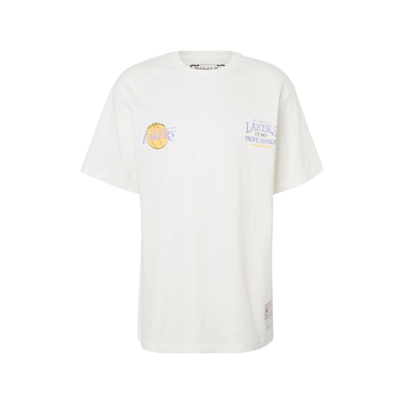 Mitchell & Ness Tričko NBA FULL COURT LAKERS zelená / šeříková /