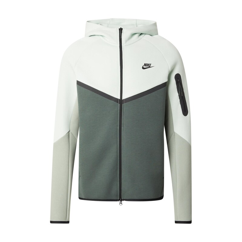 Nike Sportswear Mikina TCH FLC zelená / mátová / pastelově