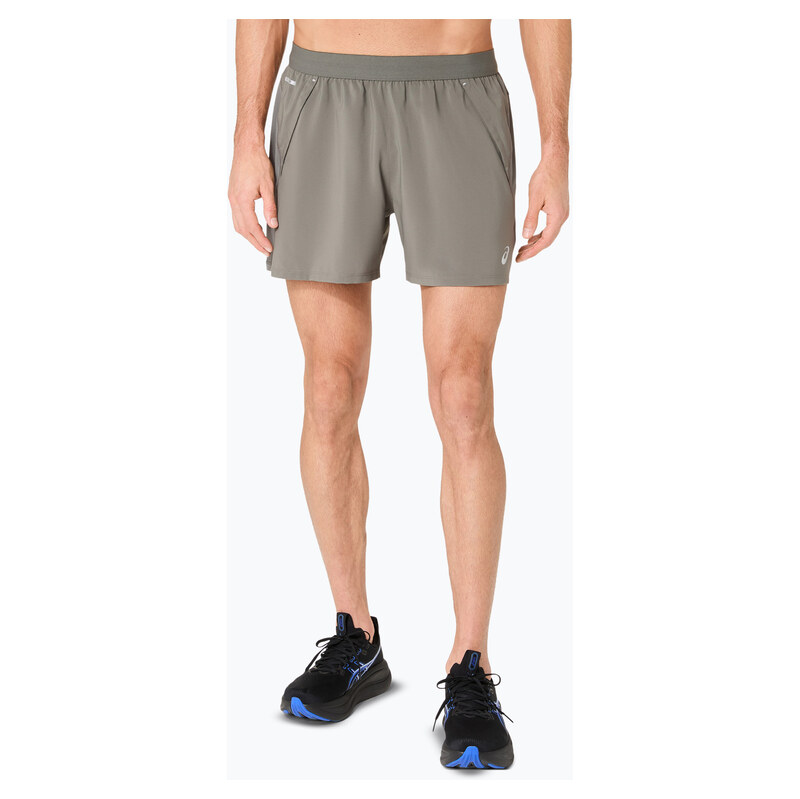 Pánské běžecké šortky Asics Road 5In Short Truffle Grey