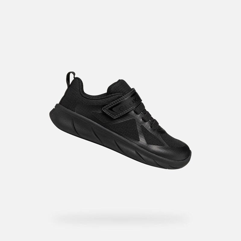 Černé chlapecké barefoot tenisky Geox Foot-run