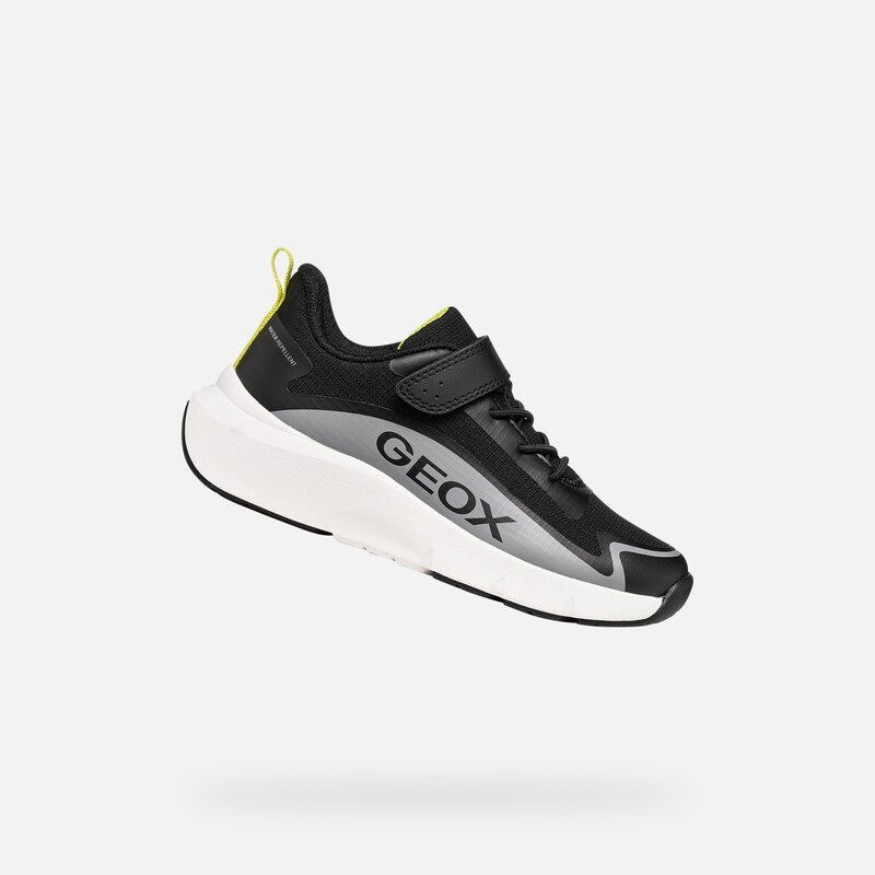 Černé chlapecké tenisky Geox Pro-ran WR