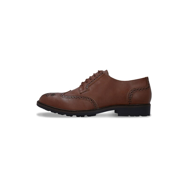 nae Vegan Shoes Šněrovací boty GAEL hnědá